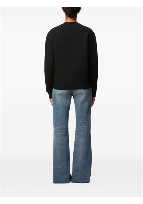 felpa adc uomo nera AMI PARIS | BFUSW035.730001